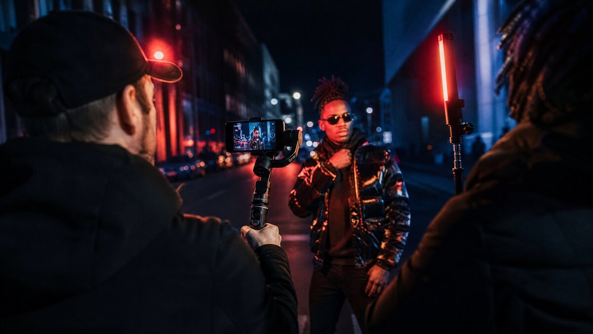 Musikvideo-Dreh und Livestream mit der elPortalO App